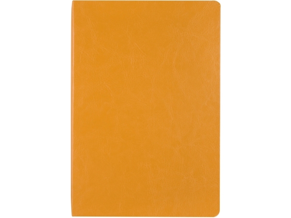 Ежедневник недатированный А5 "Megapolis Nebraska Flex", оранжевый с золотым обрезом