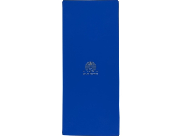 Lucas спортивное полотенце из переработанного полиэстера 30х80 см - Ярко-синий