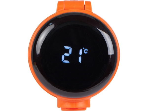 Вакуумная термокружка Waterline с медной изоляцией «Bravo», 400 мл, тубус, оранжевый