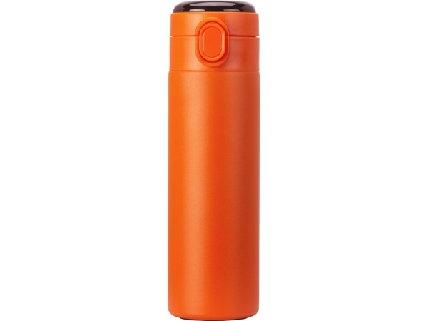 Вакуумная термокружка Waterline с медной изоляцией «Bravo», 400 мл, тубус, оранжевый