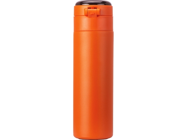 Вакуумная термокружка Waterline с медной изоляцией «Bravo», 400 мл, тубус, оранжевый