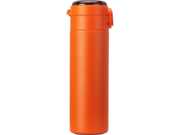 Вакуумная термокружка Waterline с медной изоляцией «Bravo», 400 мл, тубус, оранжевый