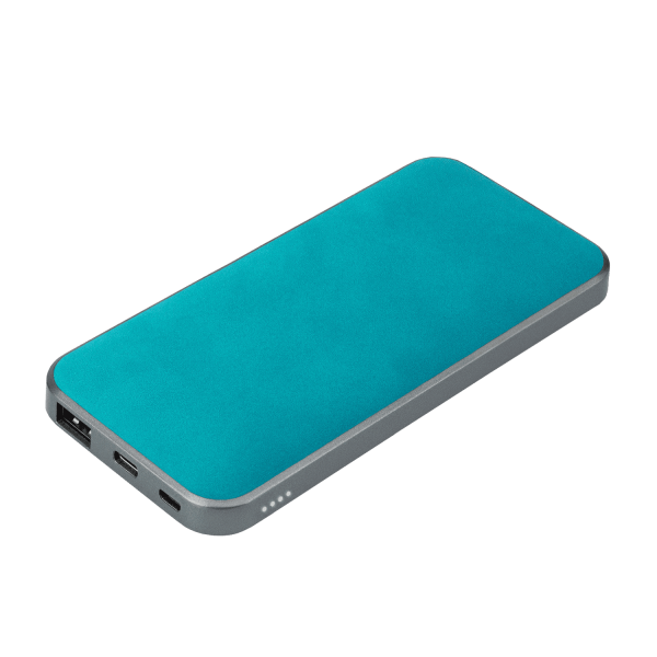 Внешний аккумулятор In Velour 10000 mAh, бирюзовый