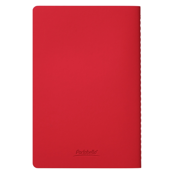 Блокнот Alpha slim, красный