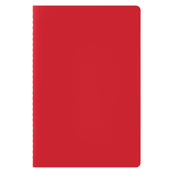 Блокнот Alpha slim, красный