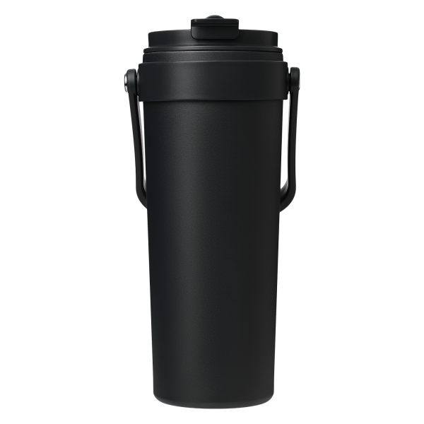 Термокружка вакуумная Solo, черная