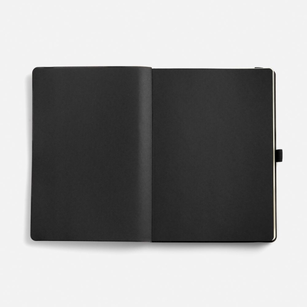 Ежедневник Peel Flex, недатированный, черный