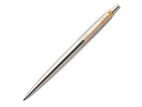Шариковая ручка Parker Jotter Essential, St. Steel GT, стержень: Mblue Шариковая ручка Parker Jotter Essential, St. Steel GT, стержень: Mblue