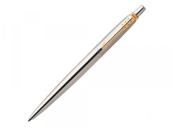 Шариковая ручка Parker Jotter Essential, St. Steel GT, стержень: Mblue