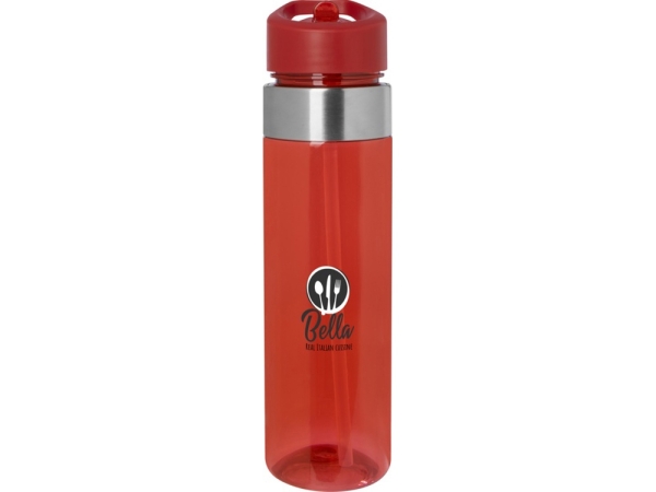 Dylan 650 мл Tritan бутылка с крышкой-носиком - Красный