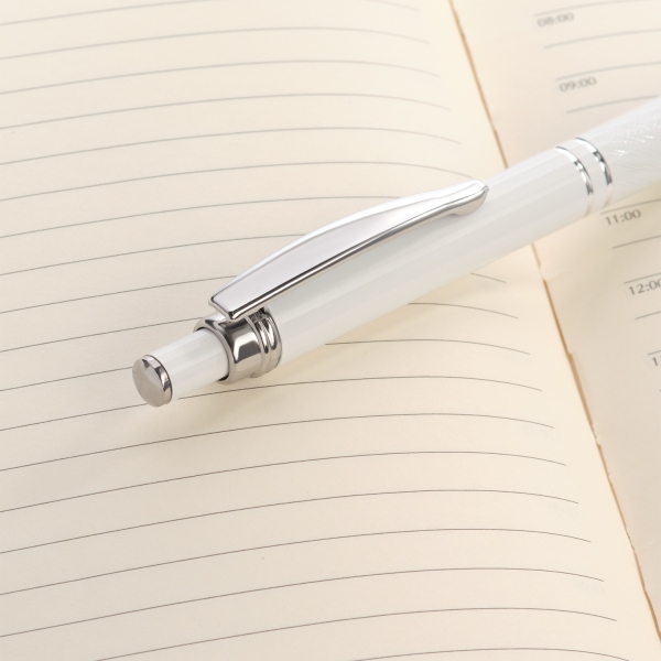 Шариковая ручка Crocus, белая