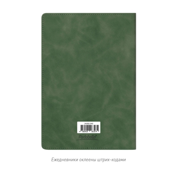 Ежедневник Verona недатированный, зеленый