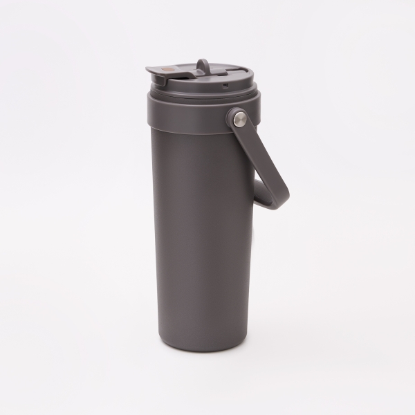 Термокружка вакуумная Соло (Solo), серая