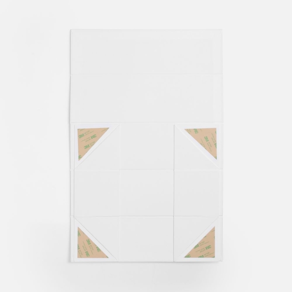 Коробка складная под бутылку Color Jacket Fold, белая