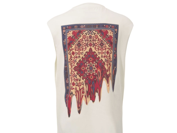 Майка оверсайз «Berlin», унисекс, молочный, ДТФ текстиль и Текстильный принтер