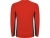 Футболка "Shanghai " мужская с длинным рукавом, красный/графитовый