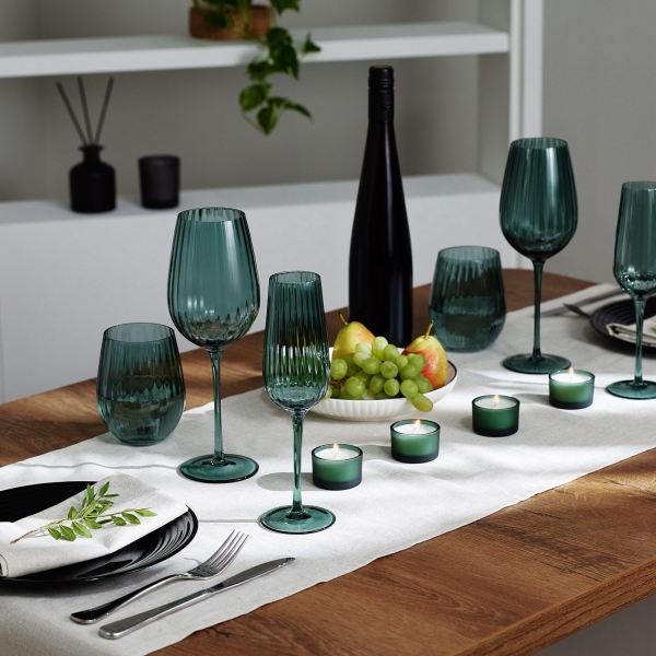 Бокал для шампанского Capri, зеленый