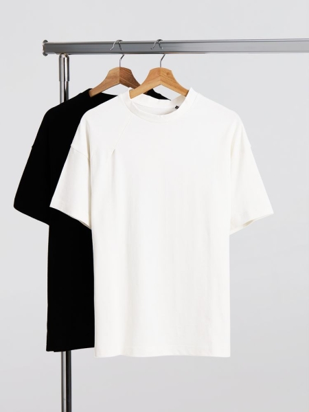 Футболка оверсайз унисекс Sinkopa, молочно-белая