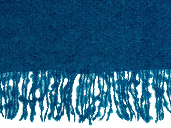 Плед акриловый Mohair, синий