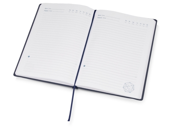 Ежедневник недатированный А5 "Strap AR" , темно-синий