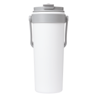 Термокружка вакуумная Solo, белая