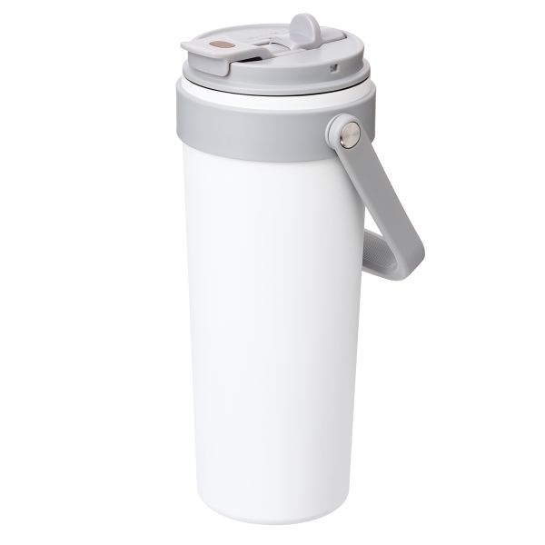 Термокружка вакуумная Solo, белая