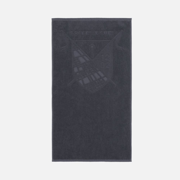 Полотенце на заказ Surpass с рельефным логотипом, большое