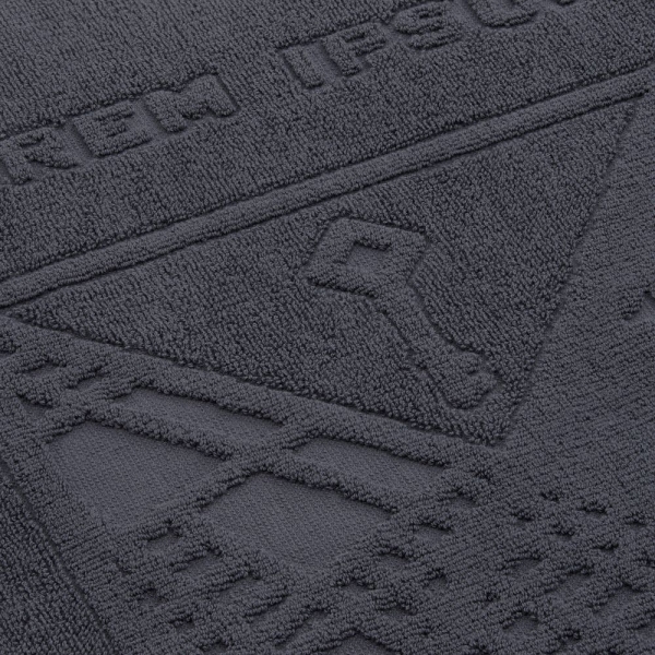 Полотенце на заказ Surpass с рельефным логотипом, большое