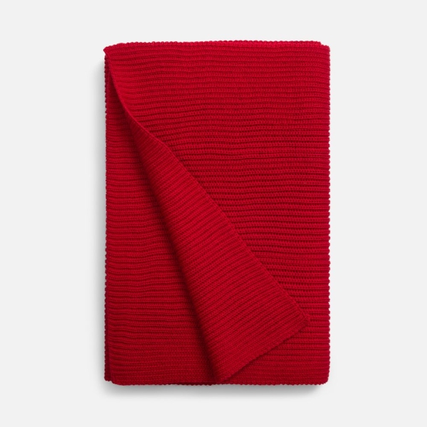 Шарф Nobilis Mono, красный