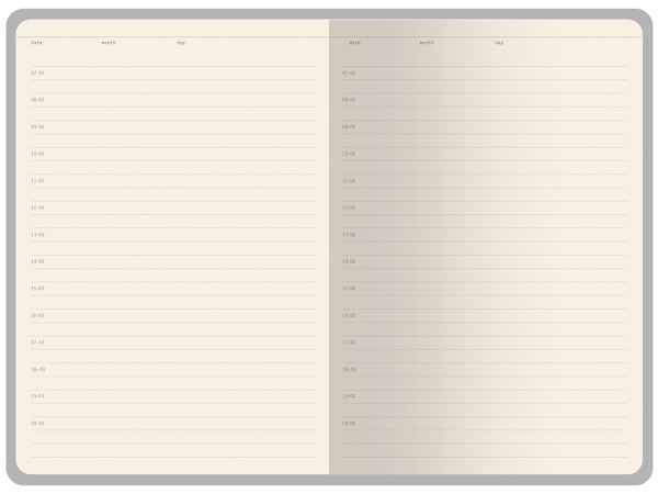 Ежедневник недатированный А5 "Amazonia", синий с золотым обрезом