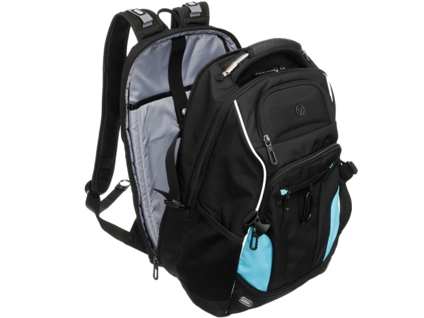 Рюкзак TORBER XPLOR с отделением для ноутбука 15", чёрный, полиэстер 900D, 34x22x46 см, 34л