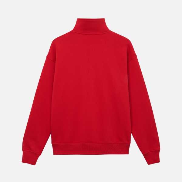 Толстовка на молнии унисекс FLOW, красная, размер 3XL/4XL