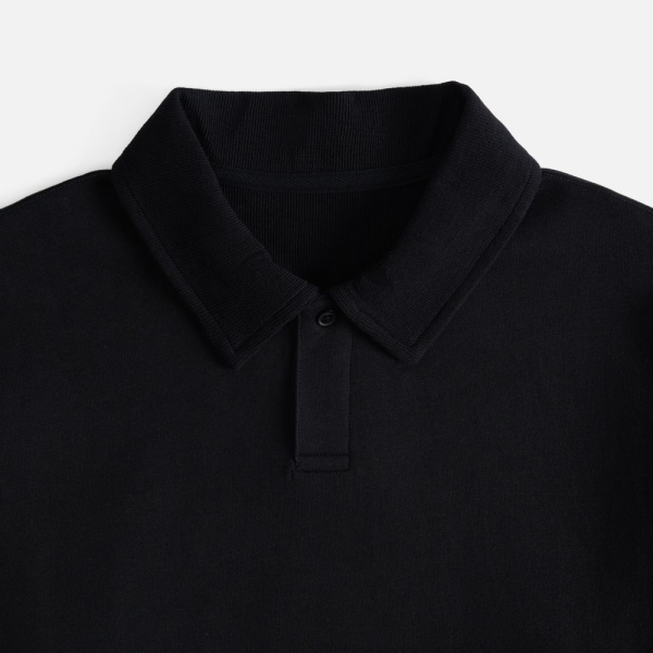 Рубашка поло унисекс Tiimi, черная