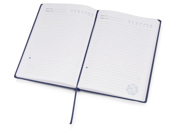 Ежедневник недатированный А5 "Strap AR" , синий