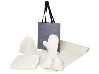 Банный набор с парео "Healing", женский, белый