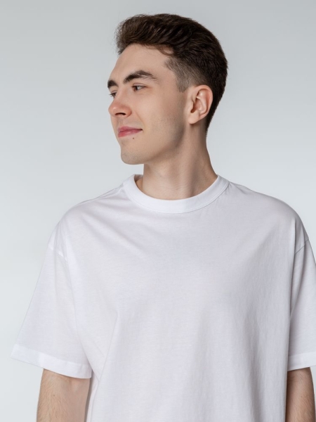 Футболка оверсайз мужская Boxy Men, бежевая (льняная)