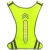 Светоотражающий жилет для бега с маячком Flash, желтый неон