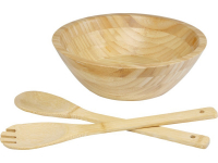 Argulls, бамбуковая салатница и приборы, natural Argulls, бамбуковая салатница и приборы, natural