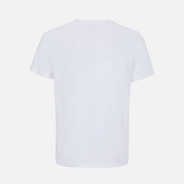 Футболка унисекс Lyam, белая (белоснежная)