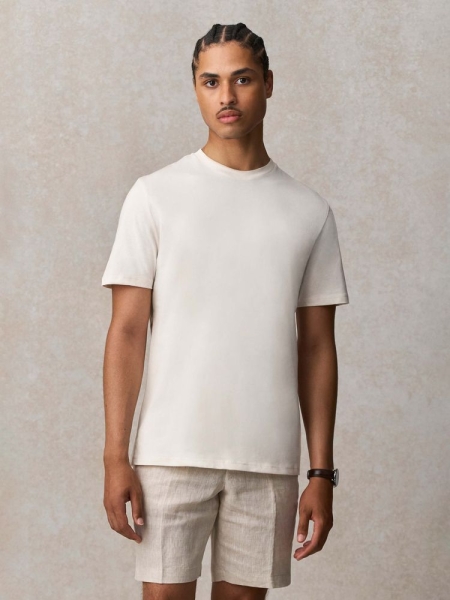 Футболка унисекс Lyam, белая (белоснежная)