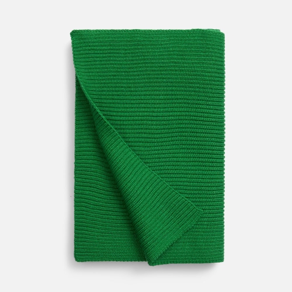 Шарф Nobilis Mono, ярко-зеленый