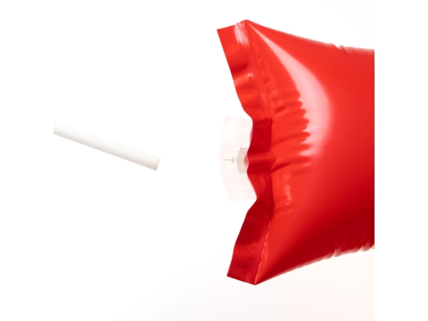 Набор надувных многоразовых хлопушек SUPORT, Испания, красный/желтый