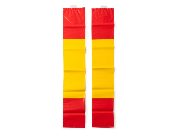Набор надувных многоразовых хлопушек SUPORT, Испания, красный/желтый