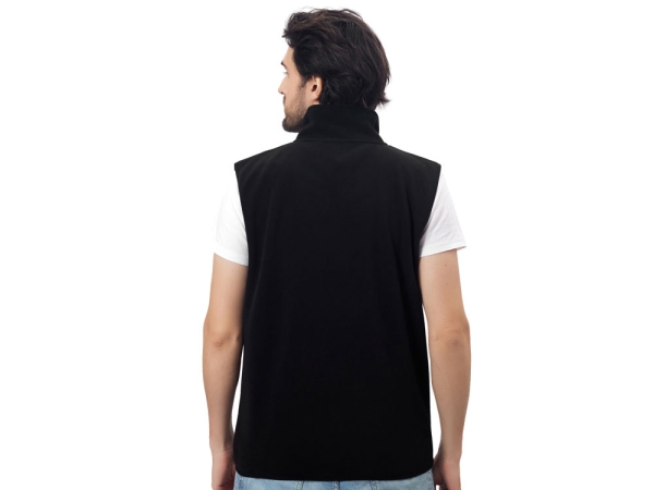 Жилет флисовый «Trondheim» унисекс, черный