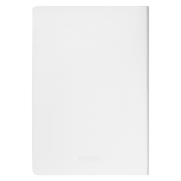 Ежедневник Galaxy недатированный, гибкая обложка, срез голограф. фольга, белый