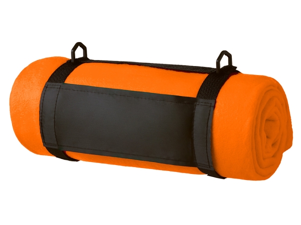 Плед «Нежность» с плечевым ремнем, оранжевый