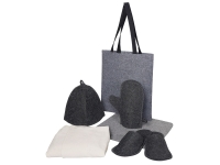 Банный набор с парео "Healing", женский, серый