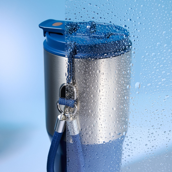 Термокружка вакуумная Авеню (Avenue), синяя