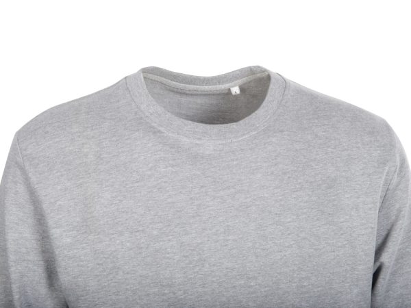 Свитшот «Warsaw» 220гр, унисекс, серый меланж