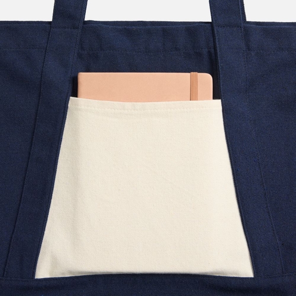 Шопер Shophop, синий с неокрашенным